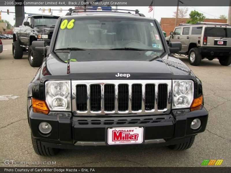 Black / Dark Khaki/Light Graystone 2006 Jeep Commander Limited 4x4