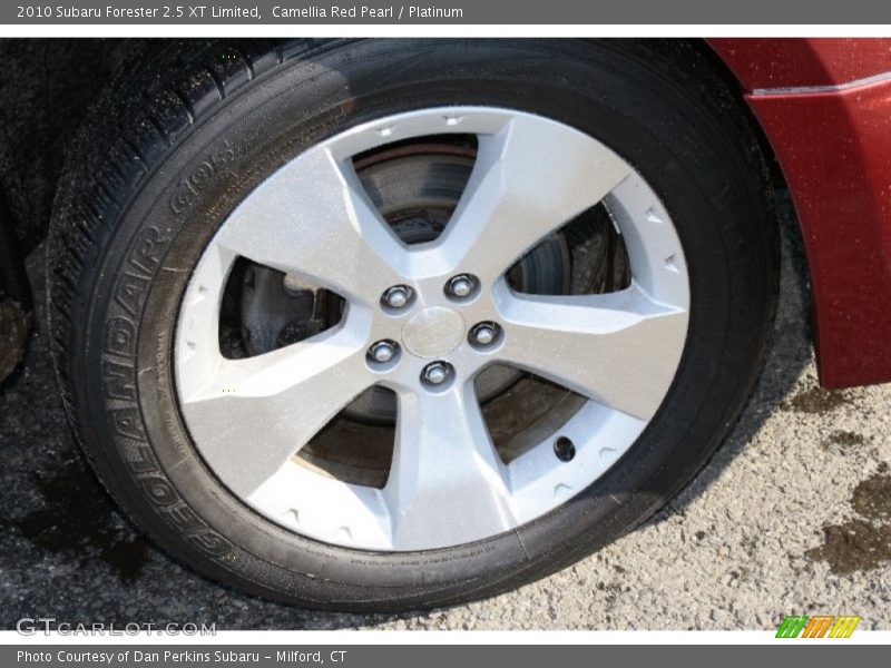 Camellia Red Pearl / Platinum 2010 Subaru Forester 2.5 XT Limited