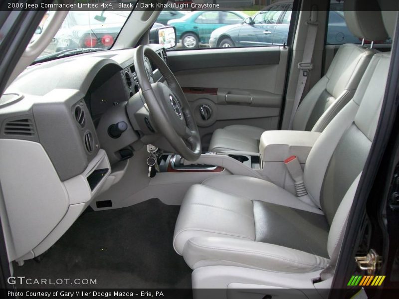 Black / Dark Khaki/Light Graystone 2006 Jeep Commander Limited 4x4
