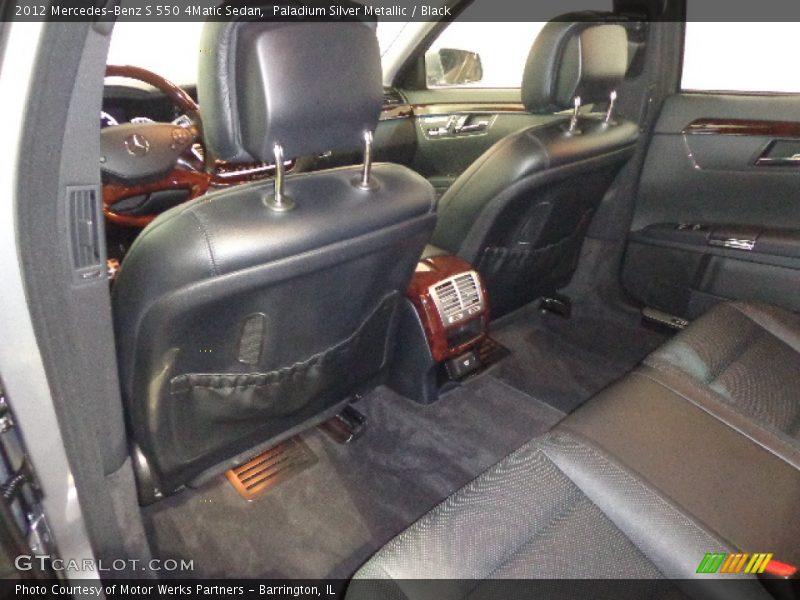 Paladium Silver Metallic / Black 2012 Mercedes-Benz S 550 4Matic Sedan