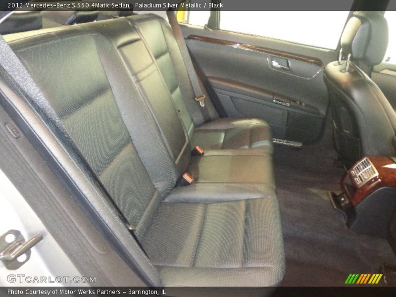 Paladium Silver Metallic / Black 2012 Mercedes-Benz S 550 4Matic Sedan