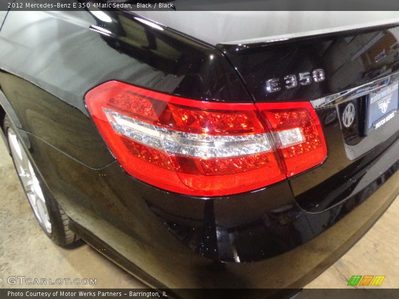 Black / Black 2012 Mercedes-Benz E 350 4Matic Sedan