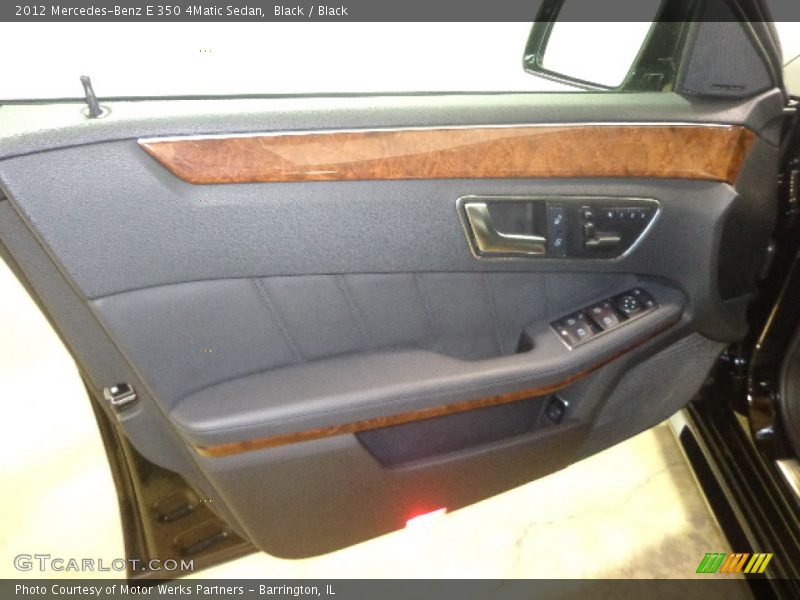 Black / Black 2012 Mercedes-Benz E 350 4Matic Sedan