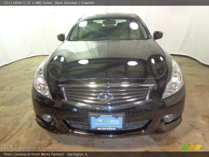 Black Obsidian / Graphite 2011 Infiniti G 25 x AWD Sedan