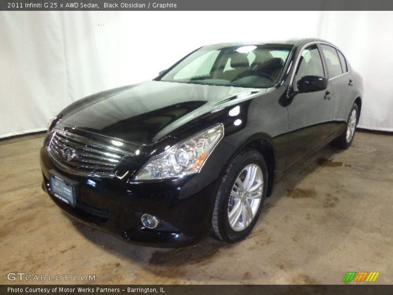 Black Obsidian / Graphite 2011 Infiniti G 25 x AWD Sedan