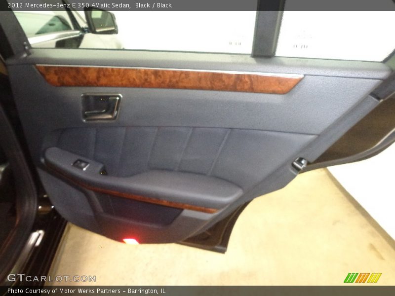 Black / Black 2012 Mercedes-Benz E 350 4Matic Sedan