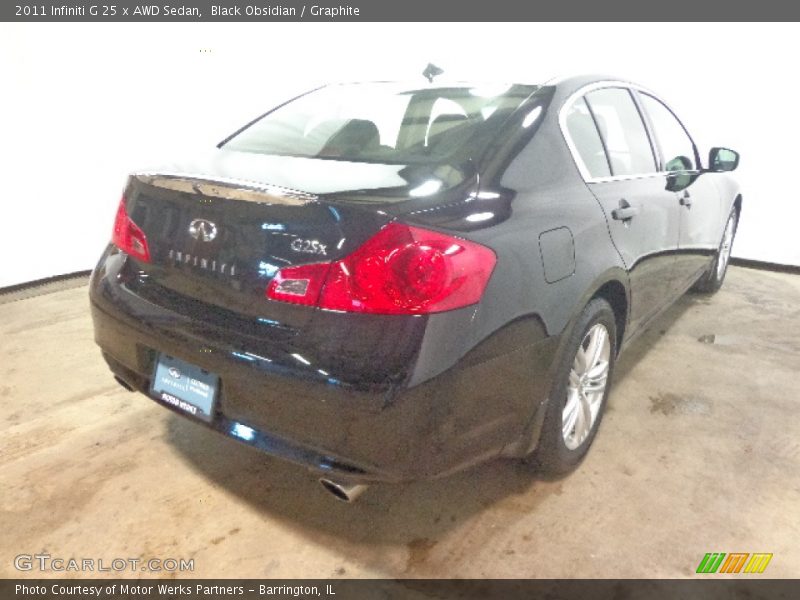 Black Obsidian / Graphite 2011 Infiniti G 25 x AWD Sedan