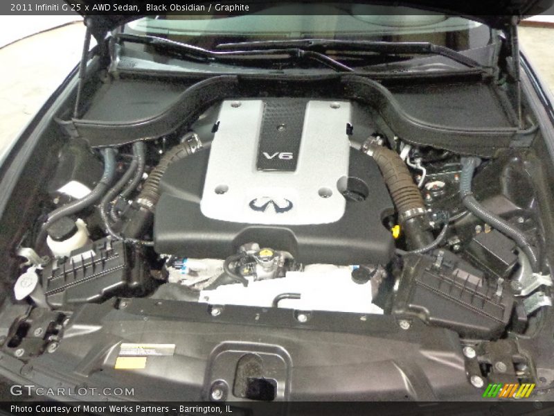 Black Obsidian / Graphite 2011 Infiniti G 25 x AWD Sedan