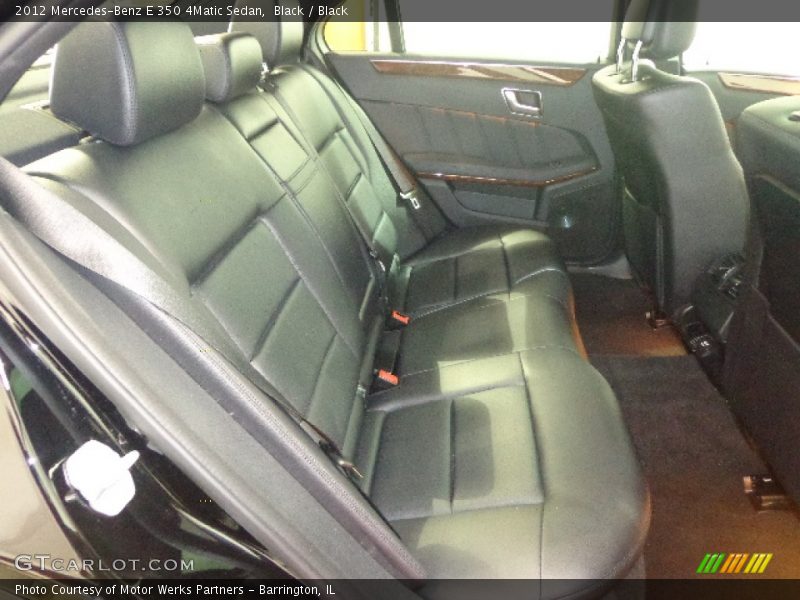 Black / Black 2012 Mercedes-Benz E 350 4Matic Sedan