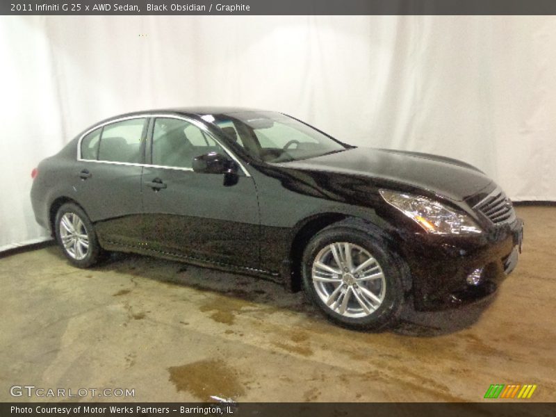 Black Obsidian / Graphite 2011 Infiniti G 25 x AWD Sedan