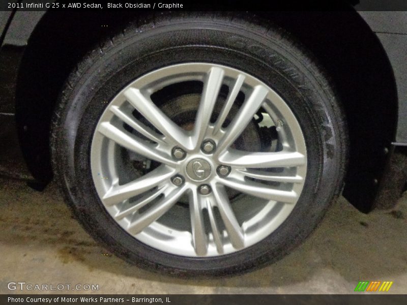 Black Obsidian / Graphite 2011 Infiniti G 25 x AWD Sedan