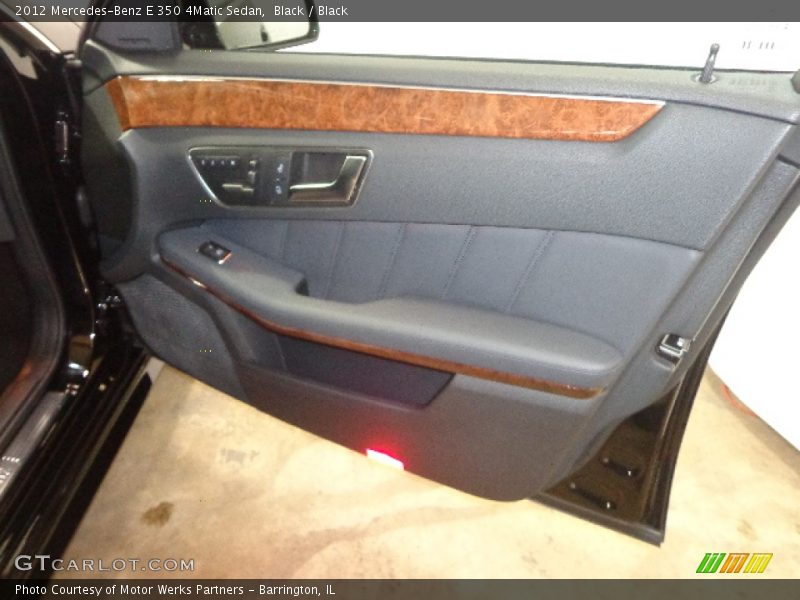 Black / Black 2012 Mercedes-Benz E 350 4Matic Sedan