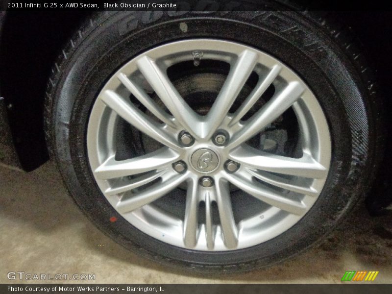 Black Obsidian / Graphite 2011 Infiniti G 25 x AWD Sedan