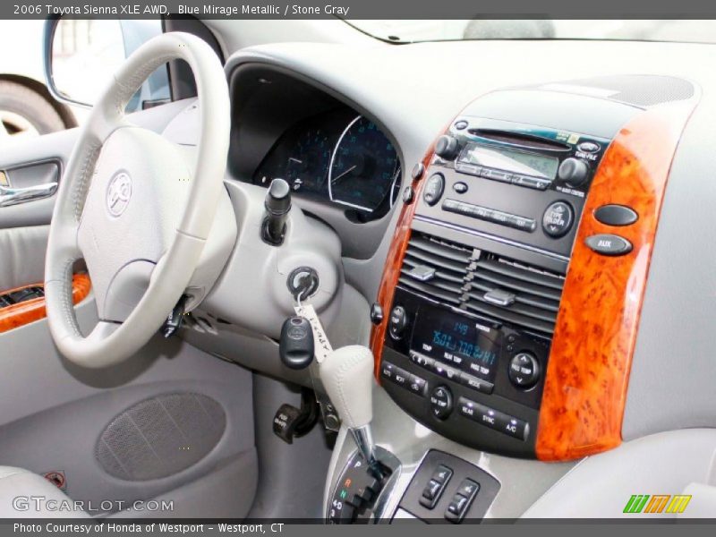 Blue Mirage Metallic / Stone Gray 2006 Toyota Sienna XLE AWD