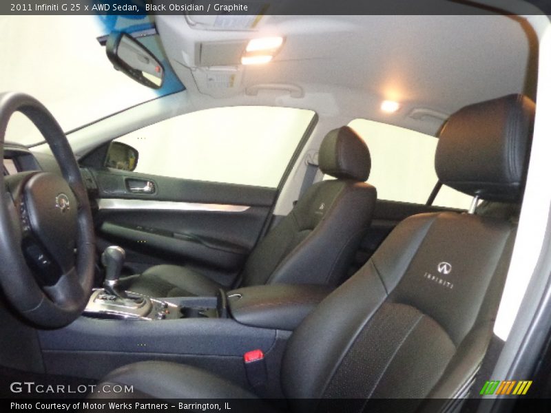Black Obsidian / Graphite 2011 Infiniti G 25 x AWD Sedan