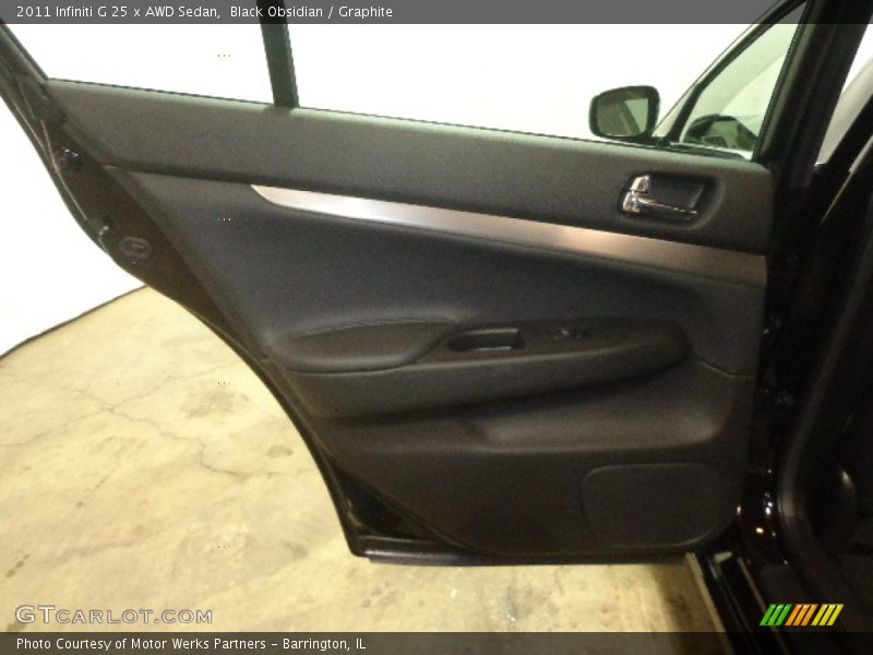 Black Obsidian / Graphite 2011 Infiniti G 25 x AWD Sedan