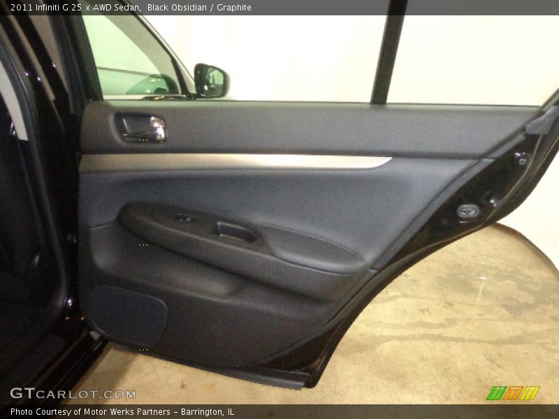 Black Obsidian / Graphite 2011 Infiniti G 25 x AWD Sedan