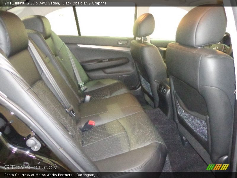 Black Obsidian / Graphite 2011 Infiniti G 25 x AWD Sedan