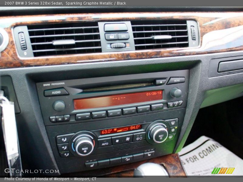 Sparkling Graphite Metallic / Black 2007 BMW 3 Series 328xi Sedan