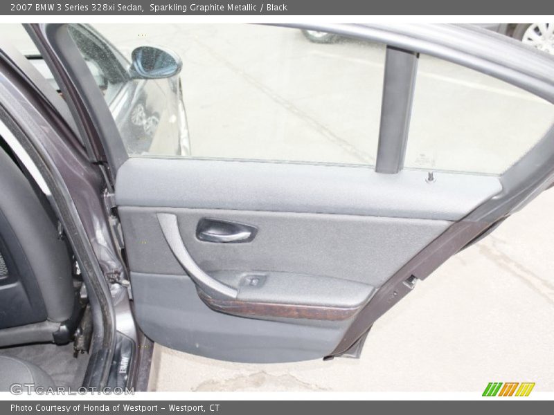 Sparkling Graphite Metallic / Black 2007 BMW 3 Series 328xi Sedan