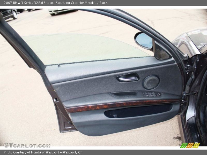 Sparkling Graphite Metallic / Black 2007 BMW 3 Series 328xi Sedan