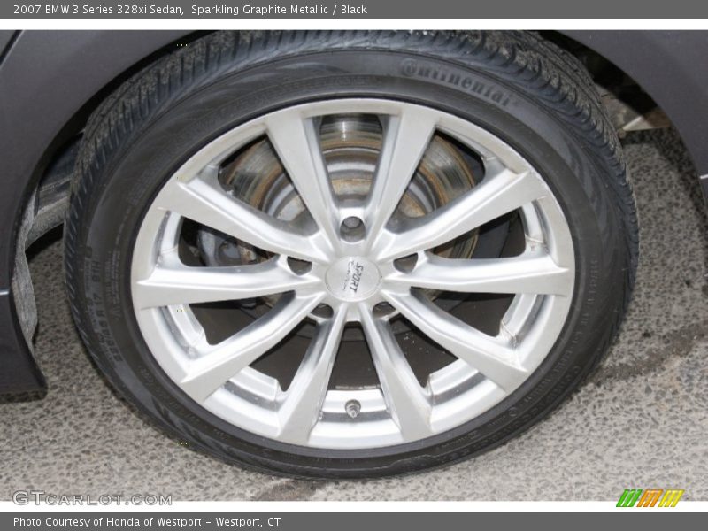 Sparkling Graphite Metallic / Black 2007 BMW 3 Series 328xi Sedan