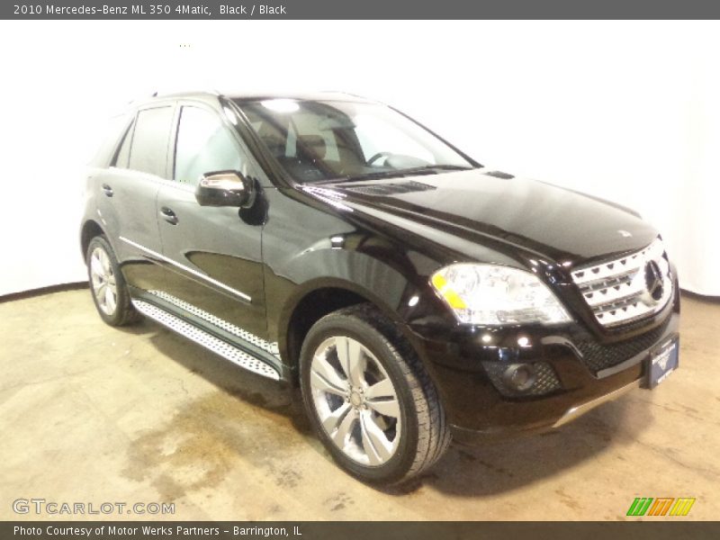 Black / Black 2010 Mercedes-Benz ML 350 4Matic