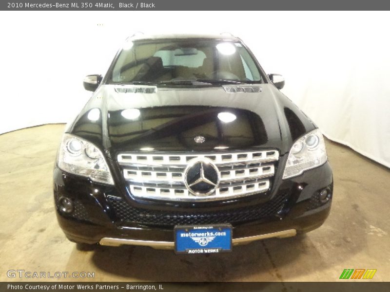 Black / Black 2010 Mercedes-Benz ML 350 4Matic