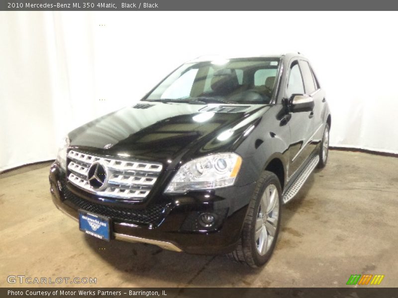 Black / Black 2010 Mercedes-Benz ML 350 4Matic