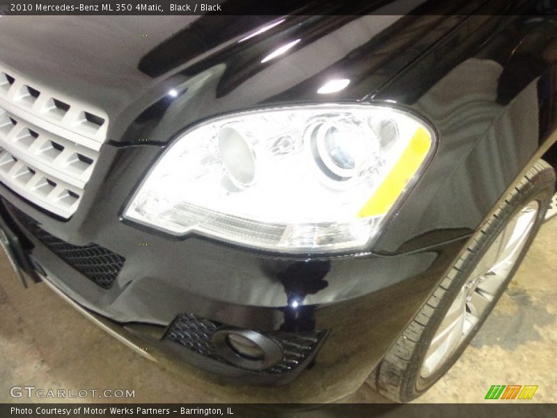 Black / Black 2010 Mercedes-Benz ML 350 4Matic