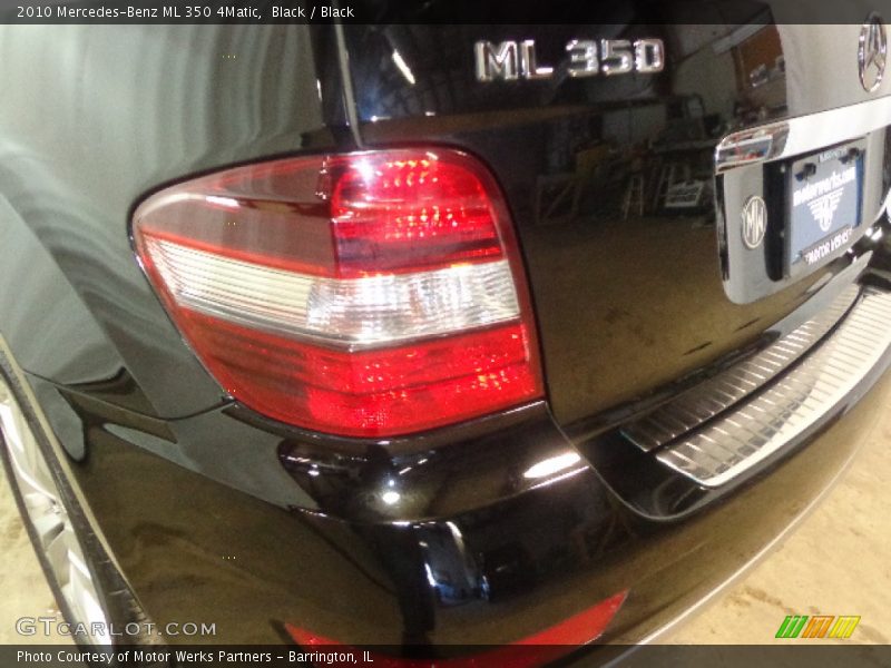 Black / Black 2010 Mercedes-Benz ML 350 4Matic