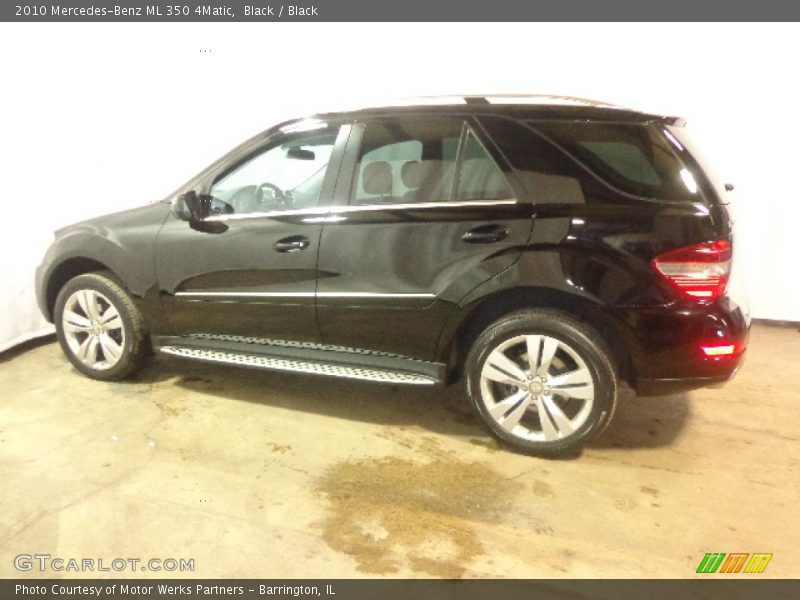 Black / Black 2010 Mercedes-Benz ML 350 4Matic