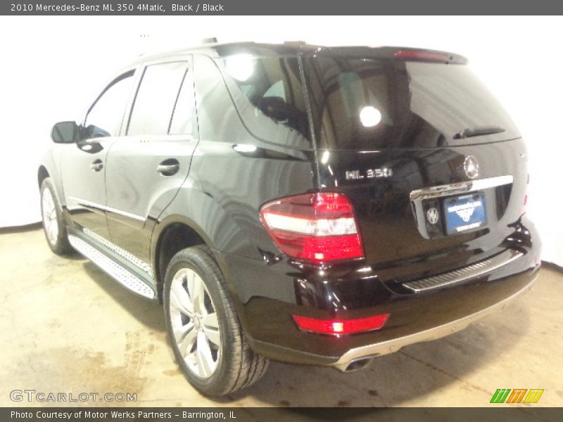 Black / Black 2010 Mercedes-Benz ML 350 4Matic