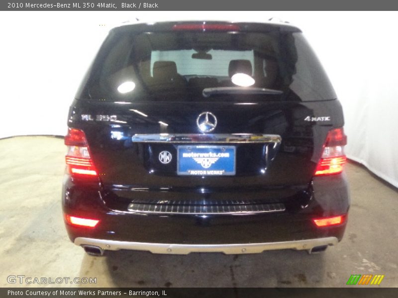 Black / Black 2010 Mercedes-Benz ML 350 4Matic