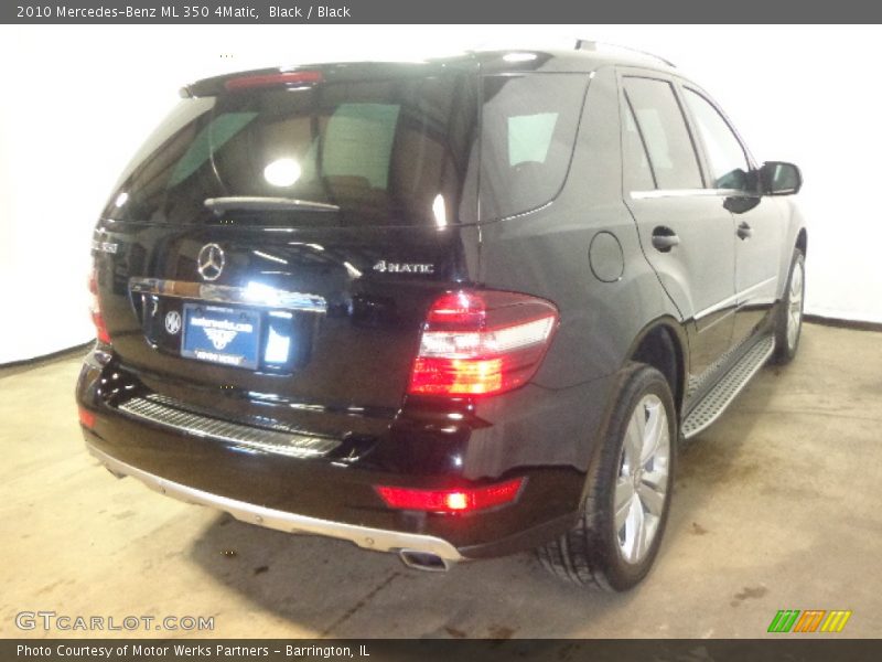 Black / Black 2010 Mercedes-Benz ML 350 4Matic