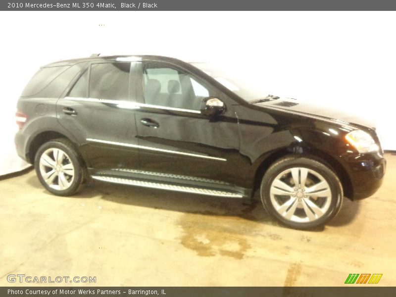 Black / Black 2010 Mercedes-Benz ML 350 4Matic