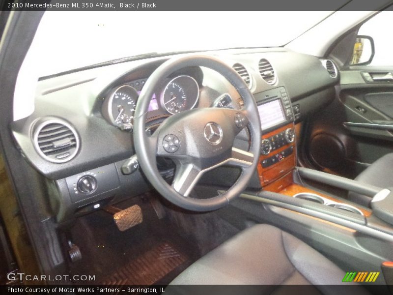 Black / Black 2010 Mercedes-Benz ML 350 4Matic