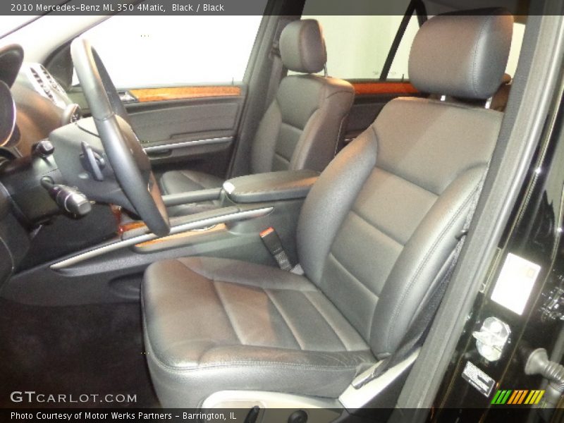 Black / Black 2010 Mercedes-Benz ML 350 4Matic