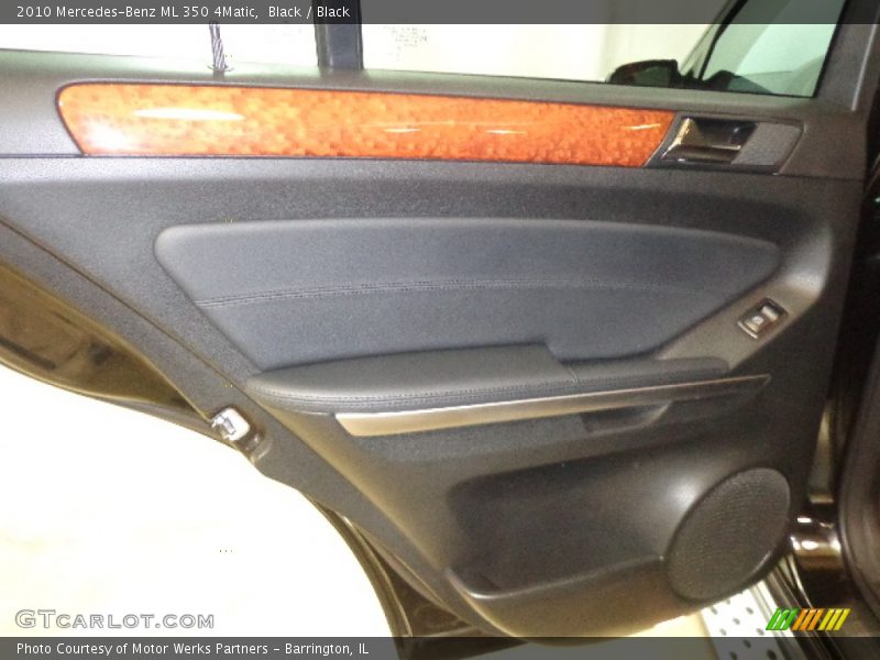 Black / Black 2010 Mercedes-Benz ML 350 4Matic