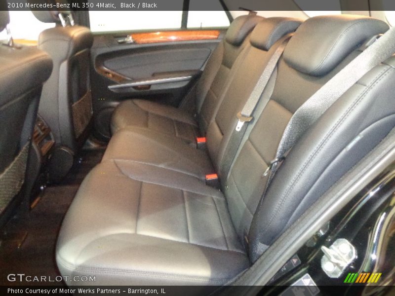 Black / Black 2010 Mercedes-Benz ML 350 4Matic