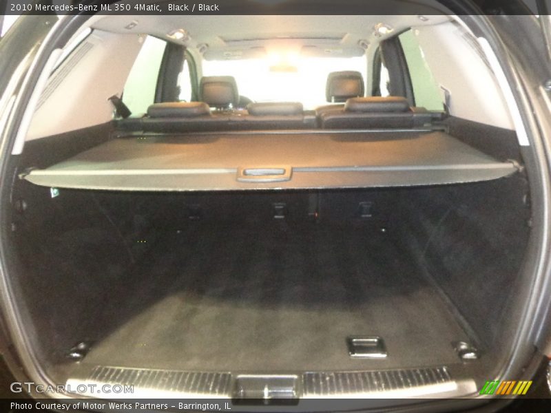 Black / Black 2010 Mercedes-Benz ML 350 4Matic