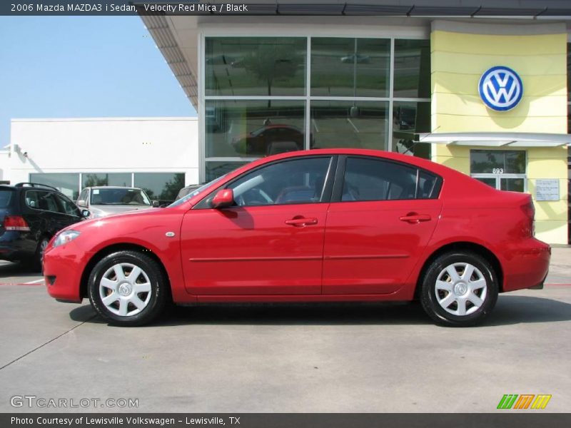 Velocity Red Mica / Black 2006 Mazda MAZDA3 i Sedan