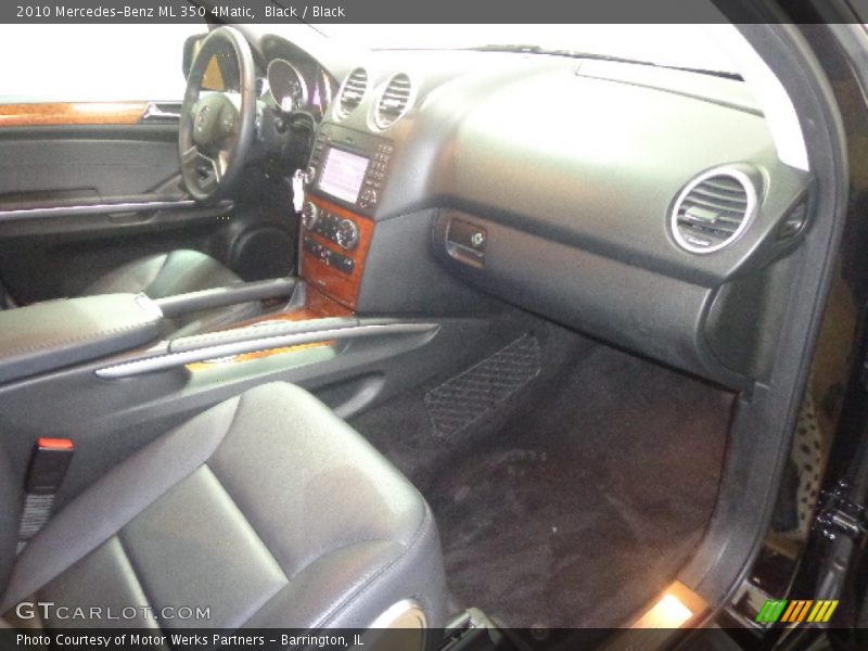 Black / Black 2010 Mercedes-Benz ML 350 4Matic