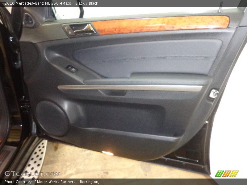 Black / Black 2010 Mercedes-Benz ML 350 4Matic