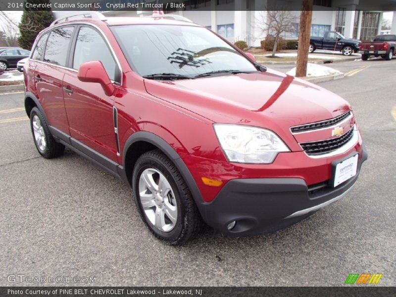 Crystal Red Tintcoat / Black 2014 Chevrolet Captiva Sport LS