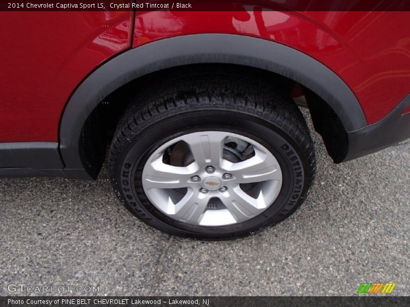 Crystal Red Tintcoat / Black 2014 Chevrolet Captiva Sport LS