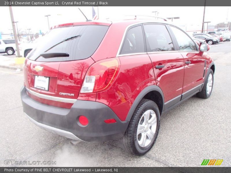 Crystal Red Tintcoat / Black 2014 Chevrolet Captiva Sport LS