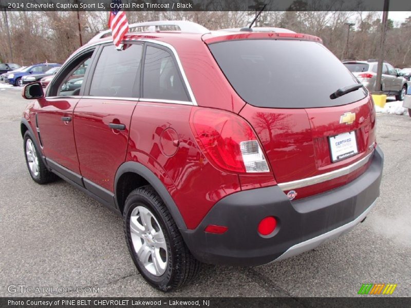 Crystal Red Tintcoat / Black 2014 Chevrolet Captiva Sport LS