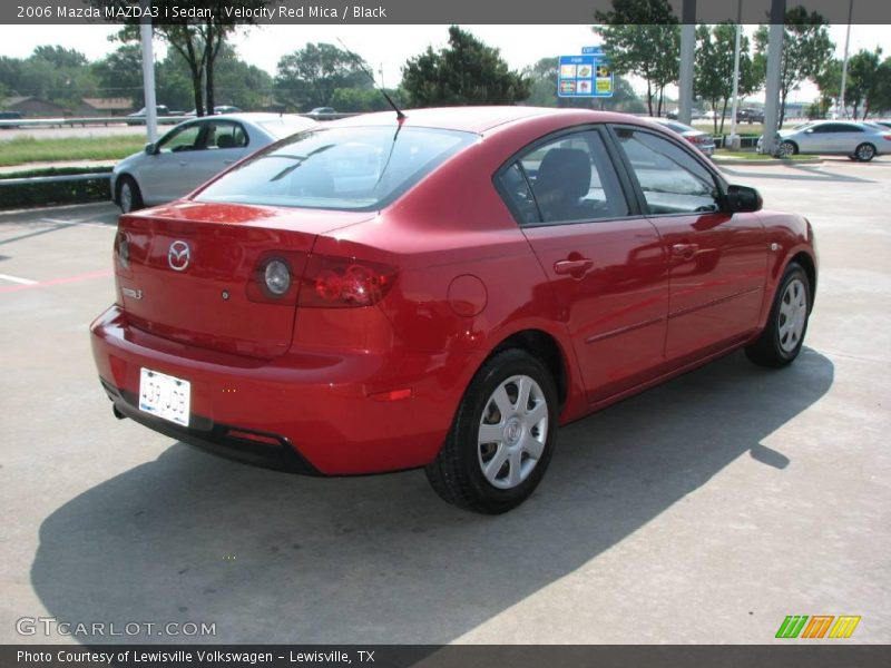 Velocity Red Mica / Black 2006 Mazda MAZDA3 i Sedan