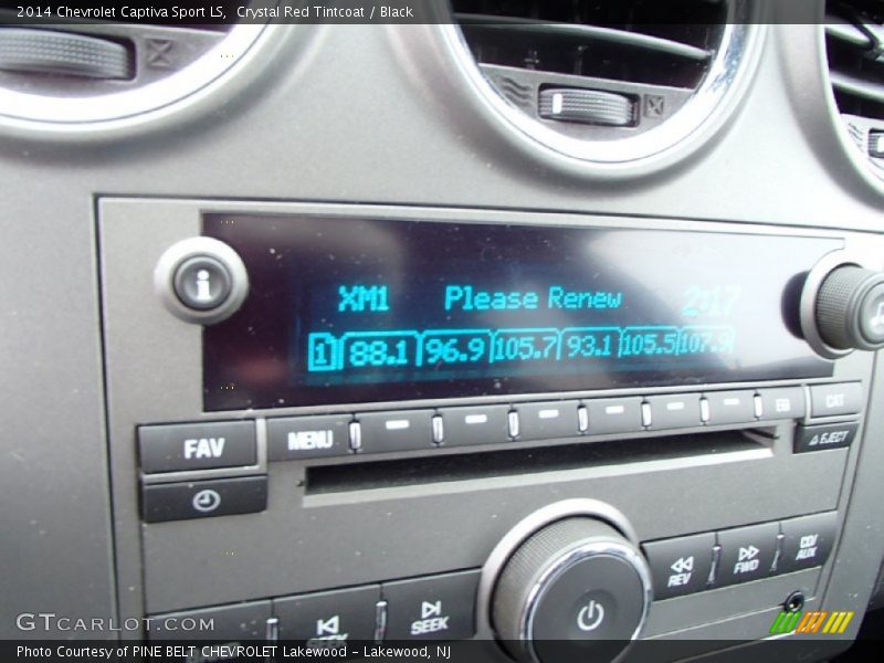 Crystal Red Tintcoat / Black 2014 Chevrolet Captiva Sport LS
